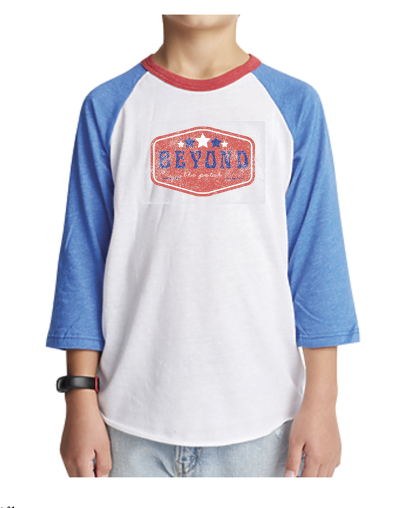 BTP Toddler Americana Raglan Baseball Shirt